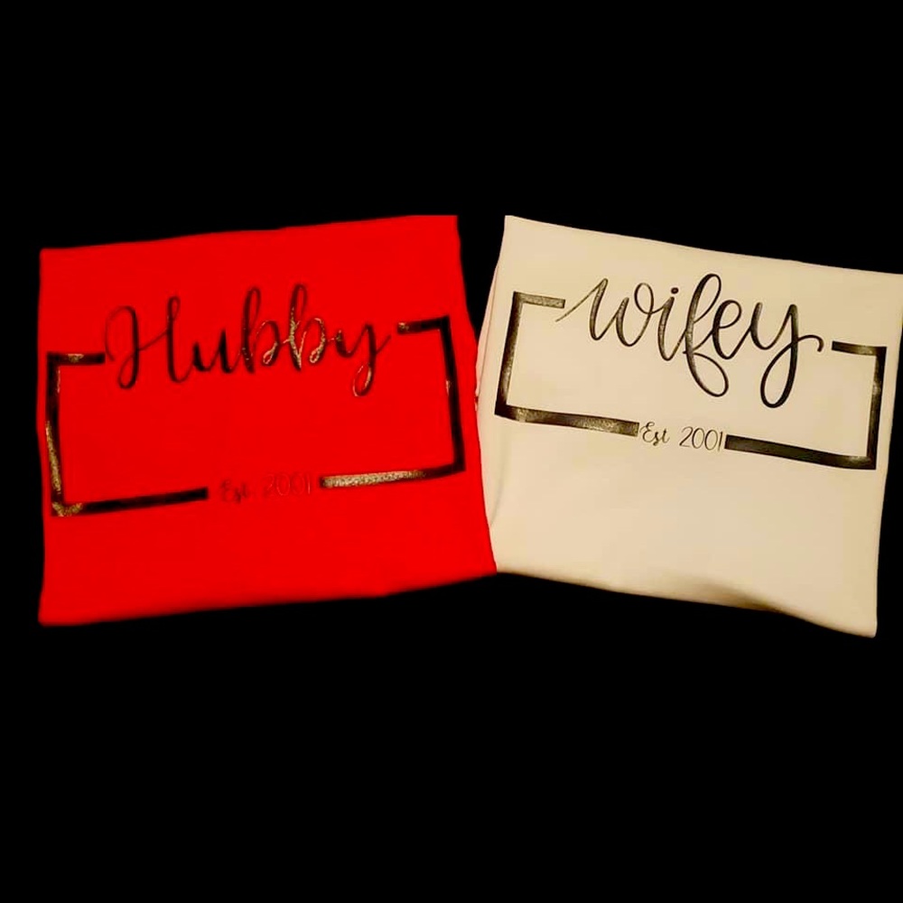 Husband/wife t-shirt bundle
